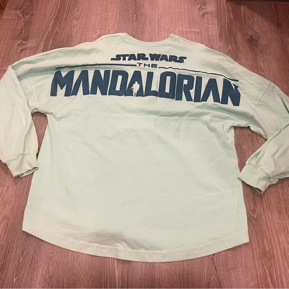 Disney Star Wars The Mandalorian Baby Yoda Green Spirit Jersey Adult Size L
